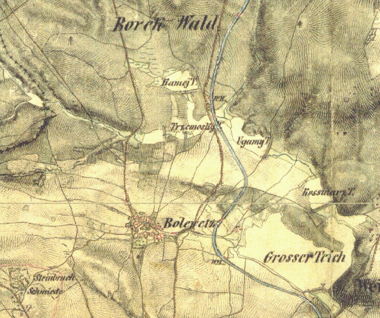 Soubor:II. vojenske mapovani - Bolevecke rybniky.png