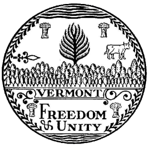 Soubor:Great seal of Vermont bw.png