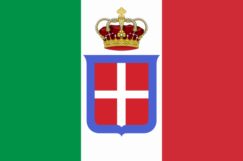Soubor:Flag of Italy (1861-1946) crowned.png