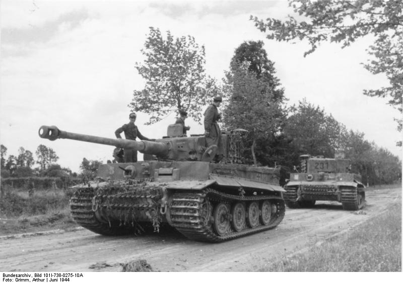 Soubor:Bundesarchiv Bild 101I-738-0275-10A, Bei Villers-Bocage, Panzer VI (Tiger I).jpg