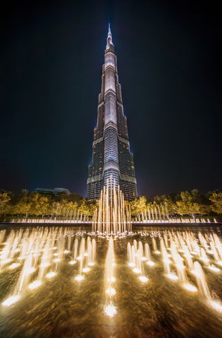 The Burj Khalifa set several world records: World's tallest structure that includes residential space.