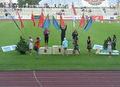 Victory ceremony javelin W at Josef Odlozil Memorial in Prague 14June2010 01.jpg